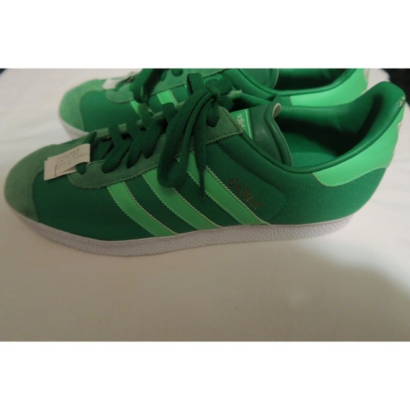 Adidas Gazelle 2 Shoes Fairway Green Zest Low Top Suede Men\'s 12 Q23105 main image 7